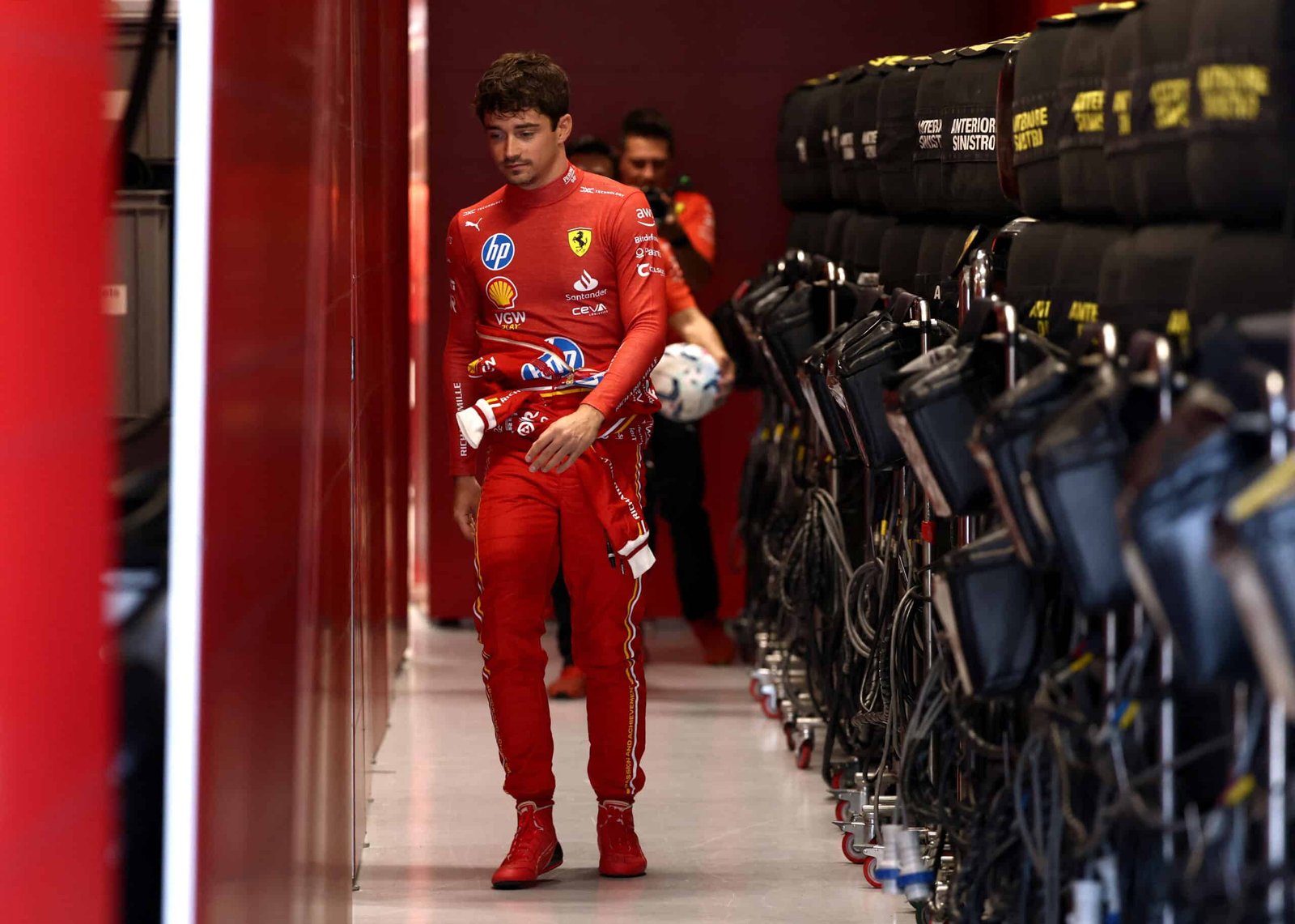 Ferrari's Charles Leclerc Sao Paulo Grand Prix Formula One F1