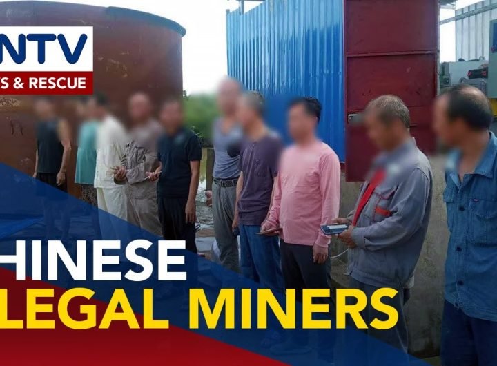 Chinese nationals, arestado dahil sa ilegal na pagmimina sa Camarines Norte