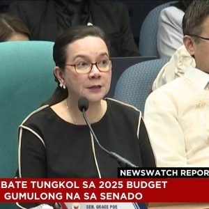 Debate sa 2025 budget gumulong na sa Senado | NewsWatch Reports