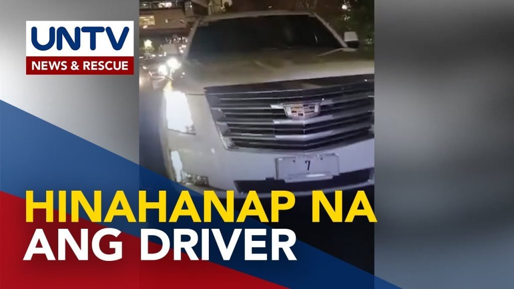 Driver ng SUV na may plakang ‘7’ na nagtangka umanong managasa ng enforcer, hinahanap ng LTO