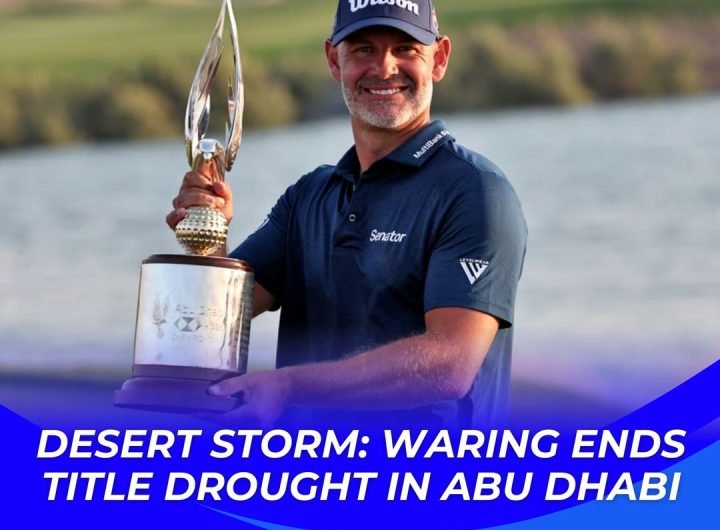 England’s Paul Waring birdied the last two holes to win the Abu Dhabi Championship by two shots on Sunday with a bogey-free six-under-par 66.