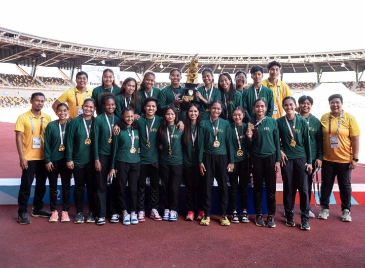 FEU Lady Tamaraws athletics team win the crown in the UAAP Season 87.