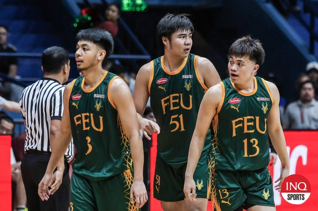 UAAP FEU Tamaraws Jorick Bautista Veejay Pre and Janrey Pasaol