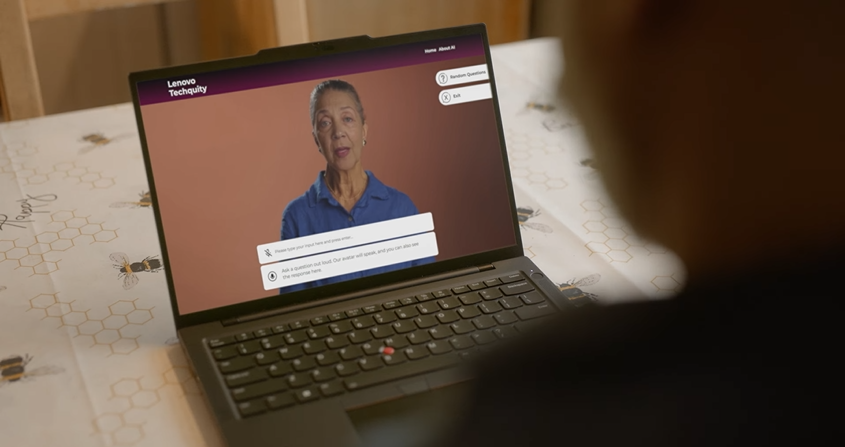 First photorealistic AI avatar for people living with Alzheimer’s and dementia launched by Lenovo and Innovations in Dementia