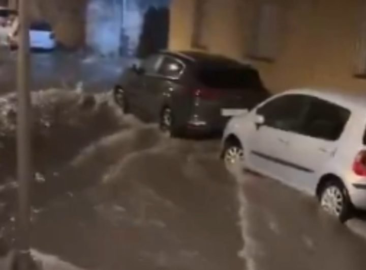 Floods hit Spain AGAIN as water surges through Tarragona hours after red alert put Valencia in lockdown