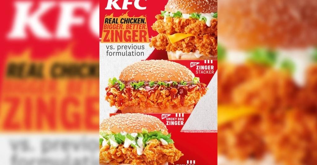 For a limited time, you can try the KFC Smoky BBQ Zinger, featuring a juicy Zinger fillet generously coated in rich Smoky BBQ sauce and topped with fr