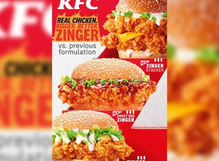 For a limited time, you can try the KFC Smoky BBQ Zinger, featuring a juicy Zinger fillet generously coated in rich Smoky BBQ sauce and topped with fr