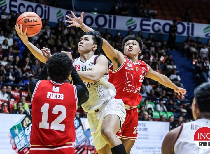 Harold Alarcon scores career high to propel UP Fighting Maroons to a win over UE in their final UAAP Season 87 men's basketball eliminatio round game.