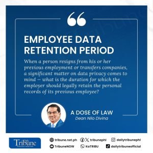 Hence, employers are generally required to retain the records of their resigned employees for a minimum of three years, subject to other industry-spec