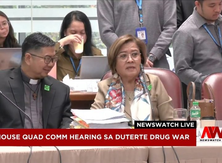 House Quad Comm hearing sa Duterte drug war