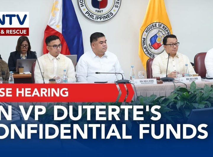 House hearing resumes inquiry on the use of OVP, DepEd confi funds under VP Duterte