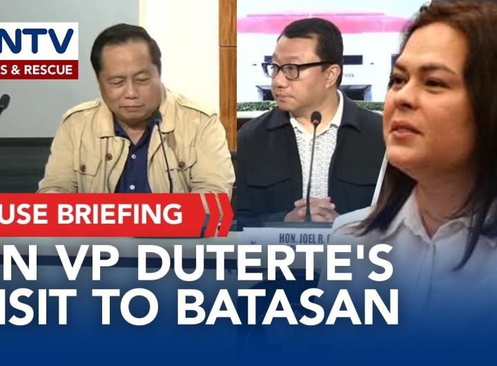 House of Representatives conducts press briefing on the visit of VP Duterte at the Batasan | Nov. 22