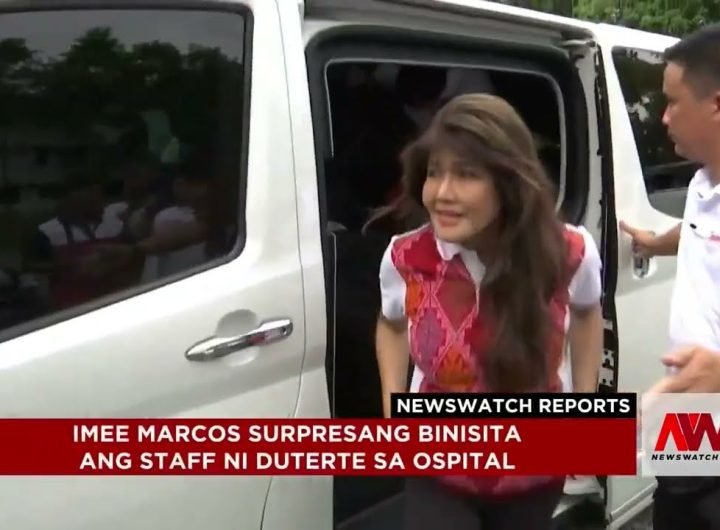 Imee Marcos surpresang binisita ang staff ni Duterte sa Ospital | NewsWatch Reports