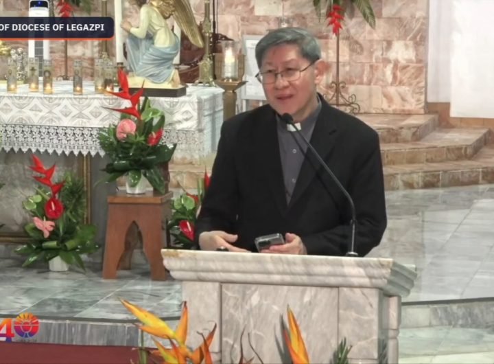 In Saipan, Cardinal Luis Antonio Tagle announces on Monday, November 25, that Pope Francis has appointed Father Romeo Convocar of Janiuay, Iloilo, as