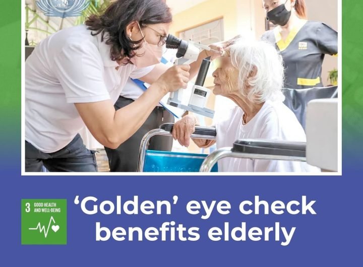 It was eye care day for residents of the Golden Haven for the Elderly in Tanay, Rizal last 27 October.