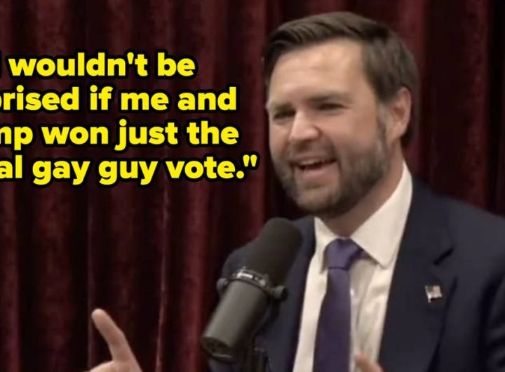 J.D. Vance Said He And Trump Could Win The "Normal Gay Guy Vote" And, Naturally, The Internet Had A Lot To Say About That Statement