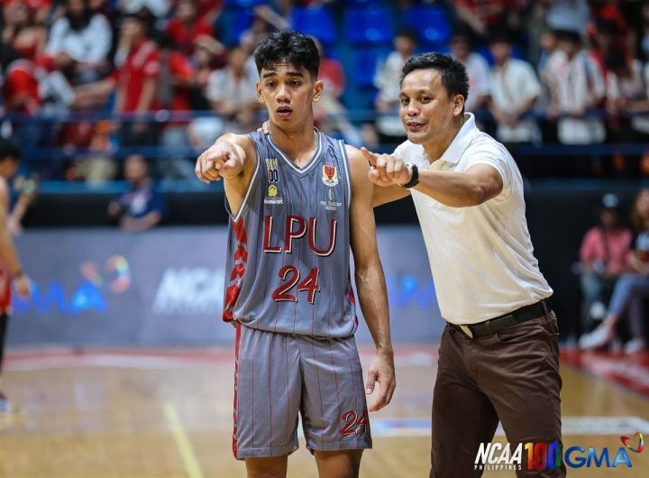 Lyceum Pirates' Jonathan Daileg during an  NCAA Season 100 men’s basketball tournament.