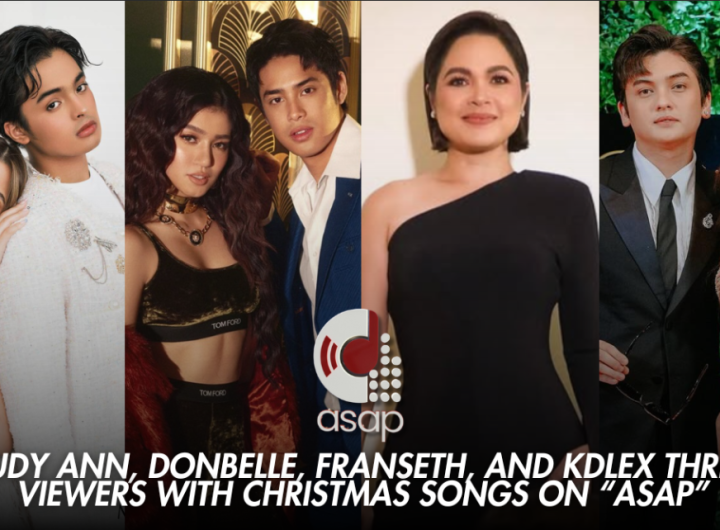 Judy Ann, DonBelle, FranSeth, and KDLex Thrill Viewers with Christmas Songs on ‘ASAP’