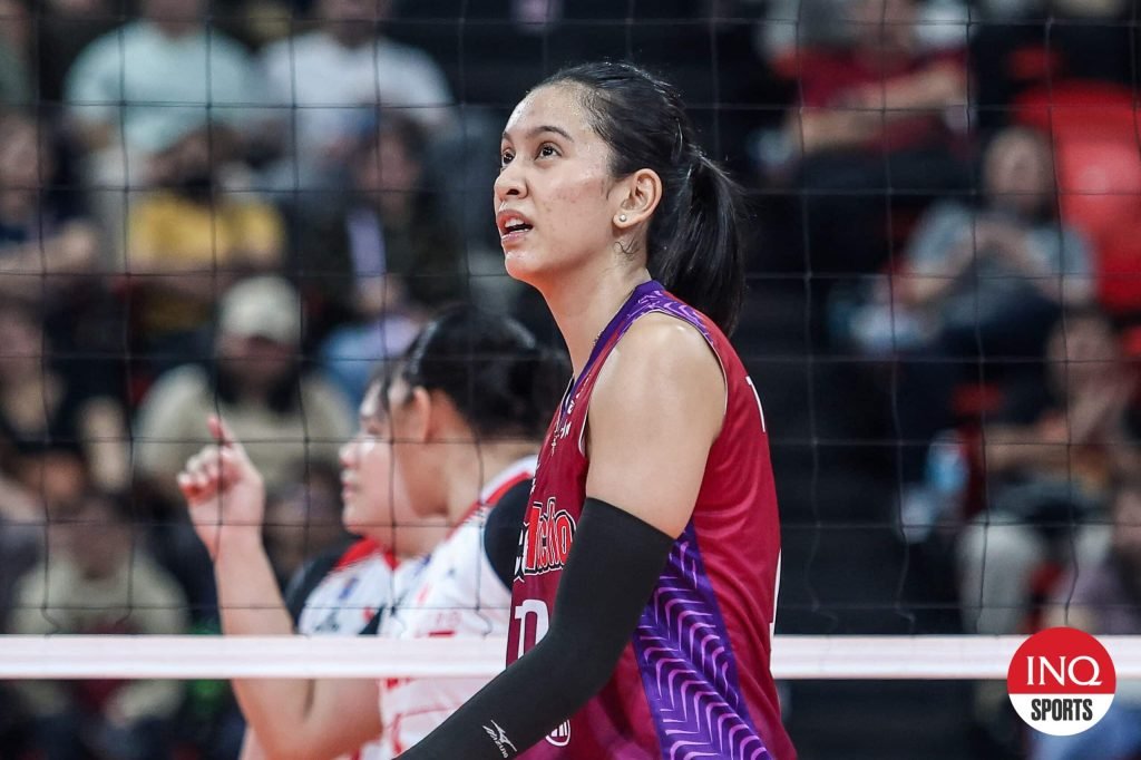 Choco Mucho Flying Titans' Kat Tolentino during the PVL All-Filipino Conference opener. –