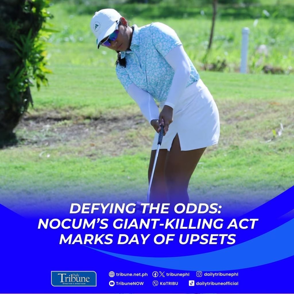 Kayla Nocum delivered the upset of the Ladies ICTSI The Country Club Match Play Invitational as she stunned topseed Harmie Constantino with a commandi