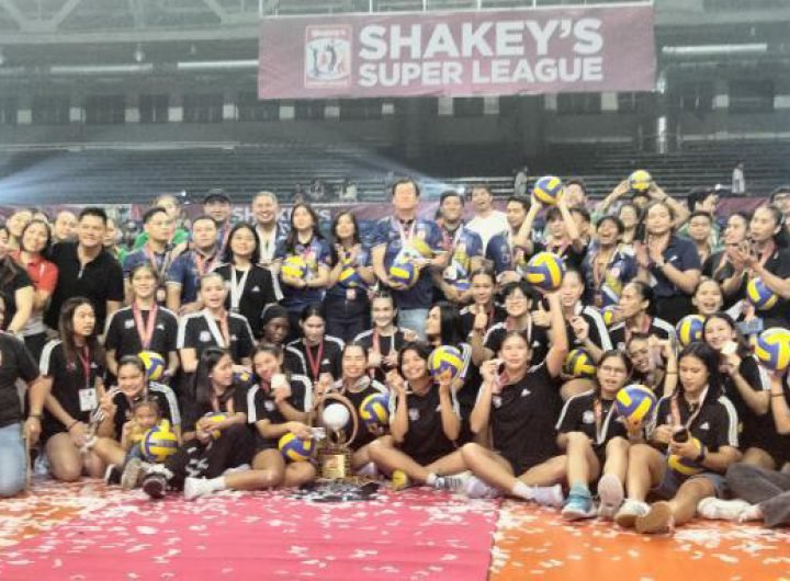 LOOK: National University claims the Shakey's Super League 2024 Pre-Season Championship, capturing the title in Game 2 of the final at Rizal Memorial