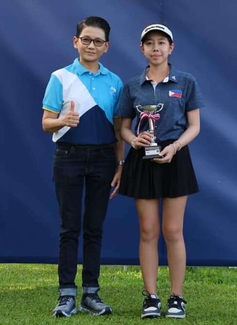 LOOK: Some of the country's top finishers in the recent Singha Thailand Junior World Championships in Hua Hin, Thailand: Nicole Gaisano Gan, fifth; Ge