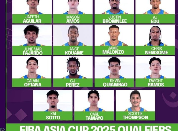 LOOK: The Samahang Basketbol ng Pilipinas released its 15-man Gilas Pilipinas pool for the second round of the FIBA Asia Cup on 21 and 24 November. |