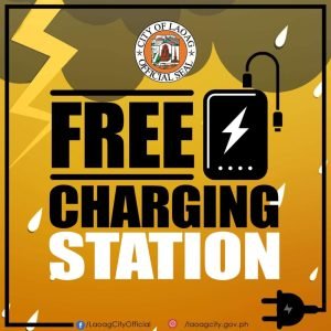 Laoag City Hall offers free charging for storm-affected residents