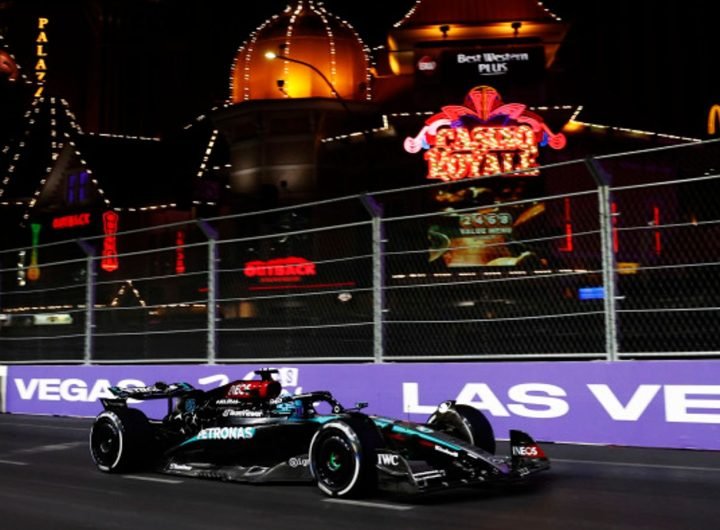 Las Vegas GP: George Russell tops Practice Three as Mercedes maintain pace ahead of qualifying | F1 News