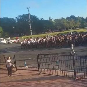 Live performance by the Philippine Army Band during Alay Lakad 2024. | Video via Pat Santos