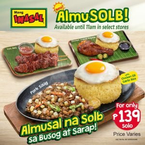 Mang Inasal launches AlmuSOLB Breakfast Meals