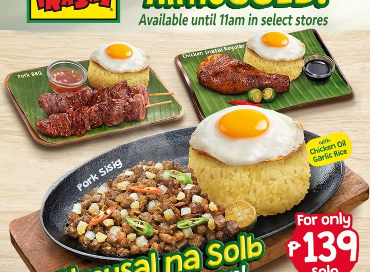 Mang Inasal launches AlmuSOLB Breakfast Meals