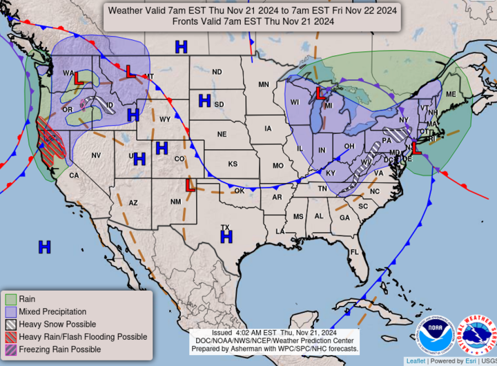 Mapped: Charting path of deadly ‘bomb cyclone’ in Pacific Northwest and California