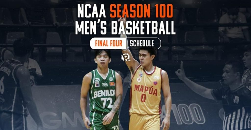 Mapua, Saint Benilde, San Beda, and Lyceum duke it out in the Final Four as the 100th season of the NCAA heads into its homestretch. Check the schedul