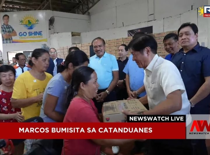 Marcos bumisita sa Catanduanes | NewsWatch Live