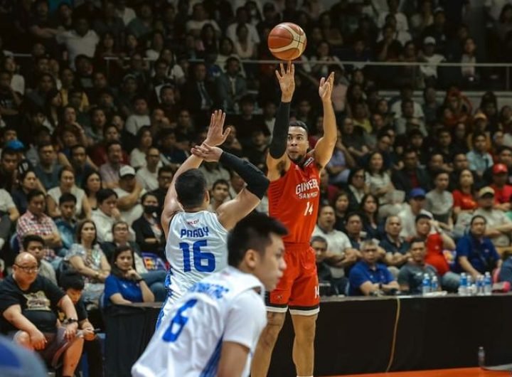 Maverick Ahanmisi and Stephen Holt hit bigtime baskets at crunch time in Barangay Ginebra’s 106-92 Game 4 victory over defending champion TNT to level