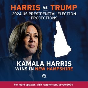 NEW HAMPSHIRE VOTES FOR HARRIS