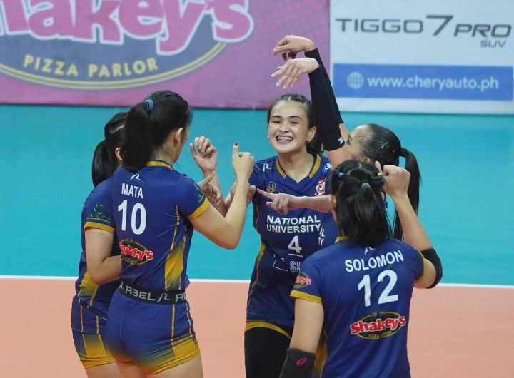 Bella Belen and the NU Lady Bulldogs in the 2024 Shakey’s Super League Collegiate Pre-season Championship