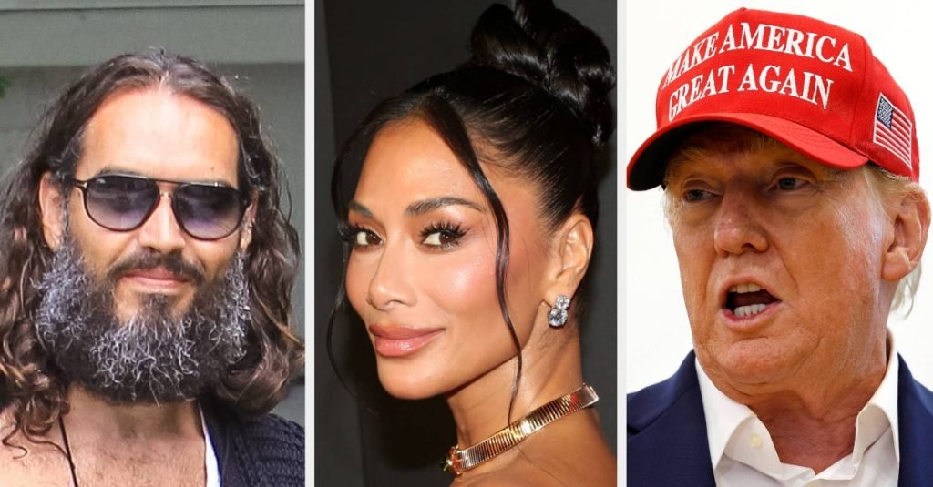 Nicole Scherzinger Comments On Russell Brand's Trump Post