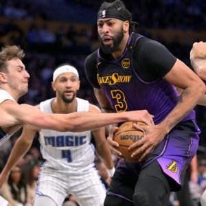 Orlando's Franz Wagner sinks the Lakers with a triple in the dying seconds as the Magic survive another pair of big games from LeBron James and Anthon