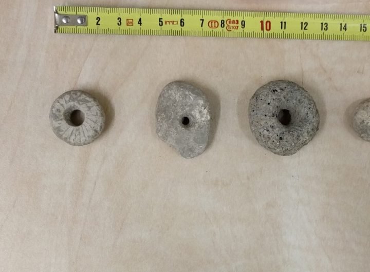 Over 100 perforated stones found in Israel suggested to be ancient spindle whorls in new research