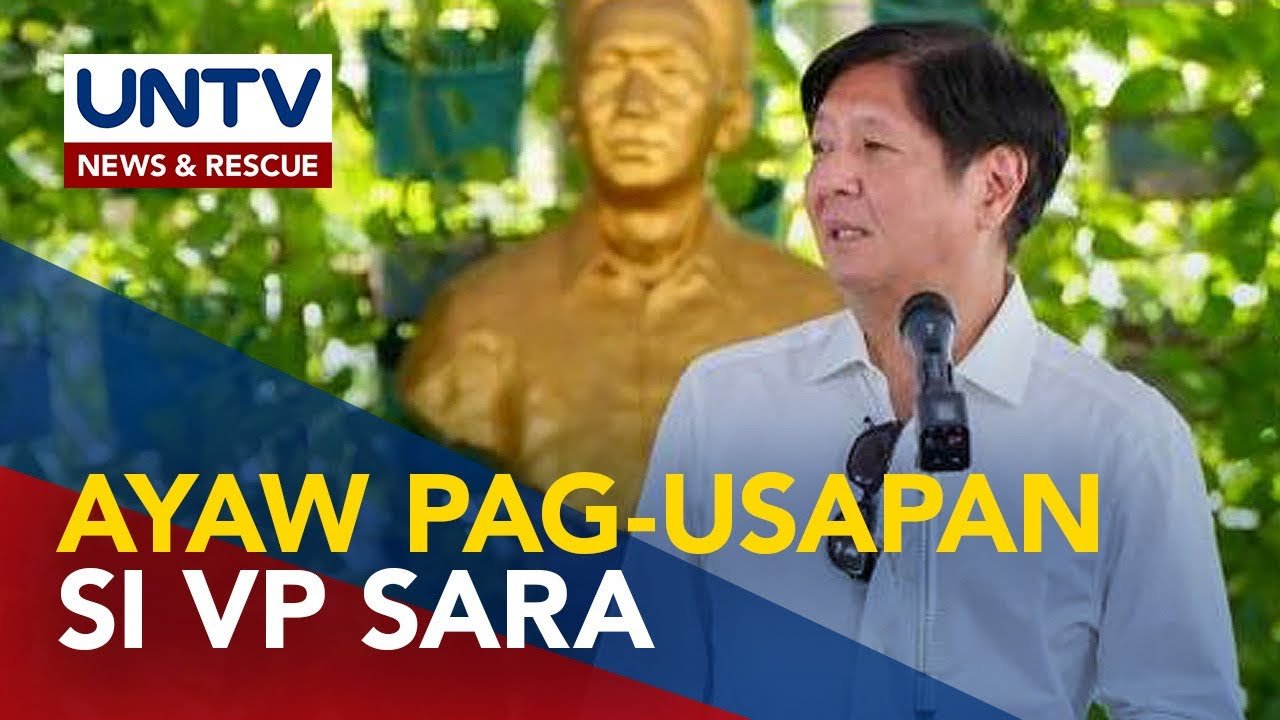 PBBM, ayaw na pag-usapan ang relasyon kay VP Sara; ‘No comment’ sa banta sa labi ni Marcos Sr.