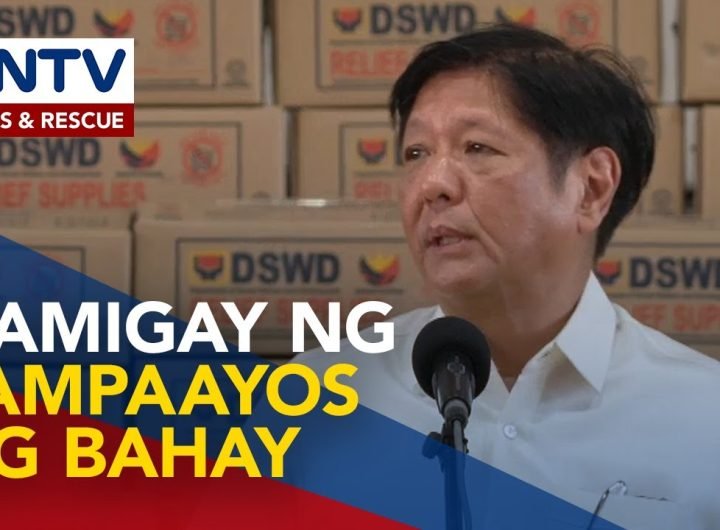 PBBM, bumisita sa Catanduanes; Ayuda at construction materials, ipinamahagi sa mga biktima ng bagyo