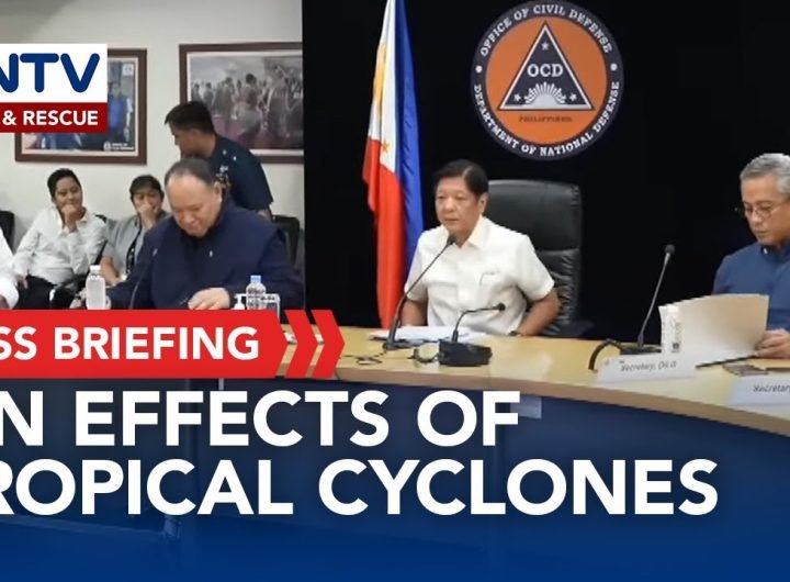 PBBM leads situation briefing on effects of Typhoon #PepitoPH, other tropical cyclones