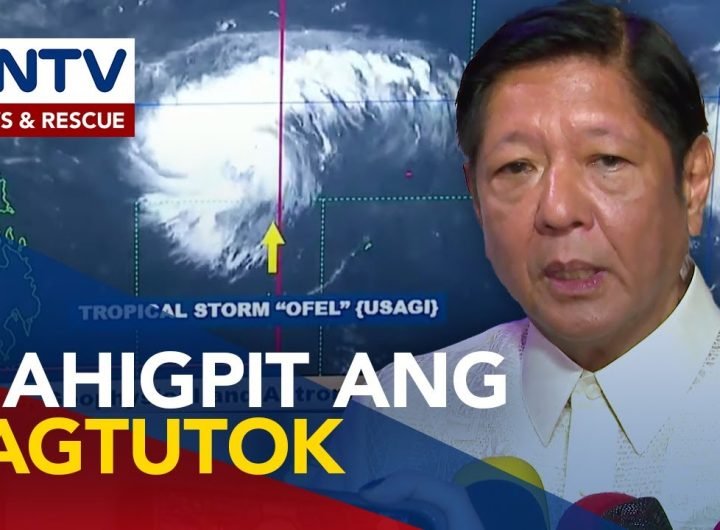 PBBM, patuloy na nakatutok sa sitwasyon ng mga lugar na dinadaanan ng Bagyong Nika