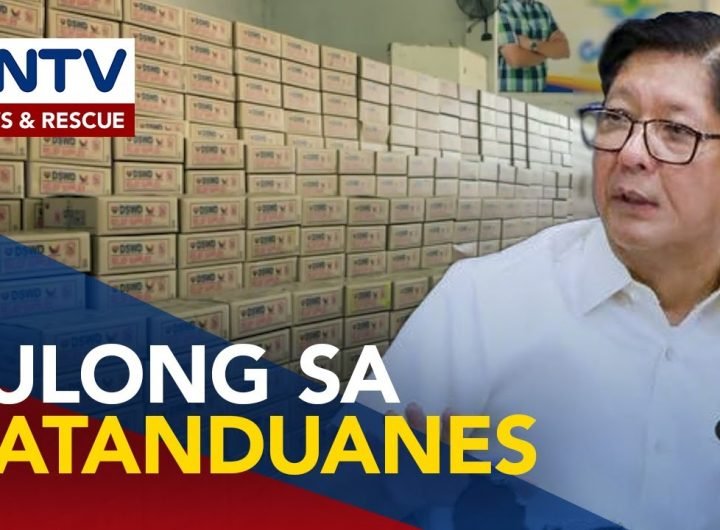 PBBM, pinangunahan ang pamamahagi ng tulong sa mga taga-Catanduanes