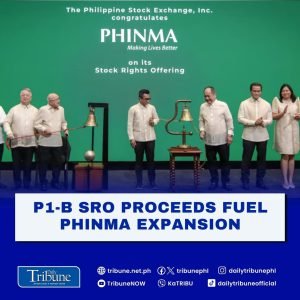 PHINMA Corp. has raised P1 billion through its stock rights offering (SRO), with the shares officially listed on the Philippine Stock Exchange (PSE) o