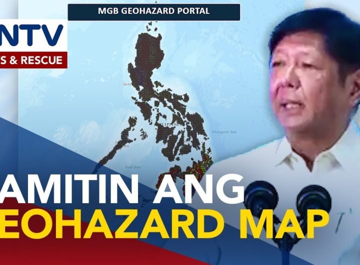 Paggamit ng geohazard map ng LGUs, muling inapela ni PBBM