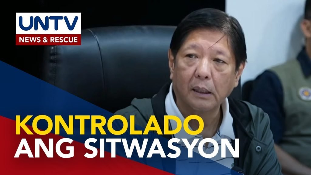 Pang. Marcos Jr., tiniyak na kontrolado ng pamahalaan ang pagtugon sa magkasunod na kalamidad