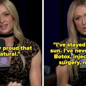 Paris Hilton Said She's Never Done Any "Botox, Injectables" Or Any Cosmetic Surgery